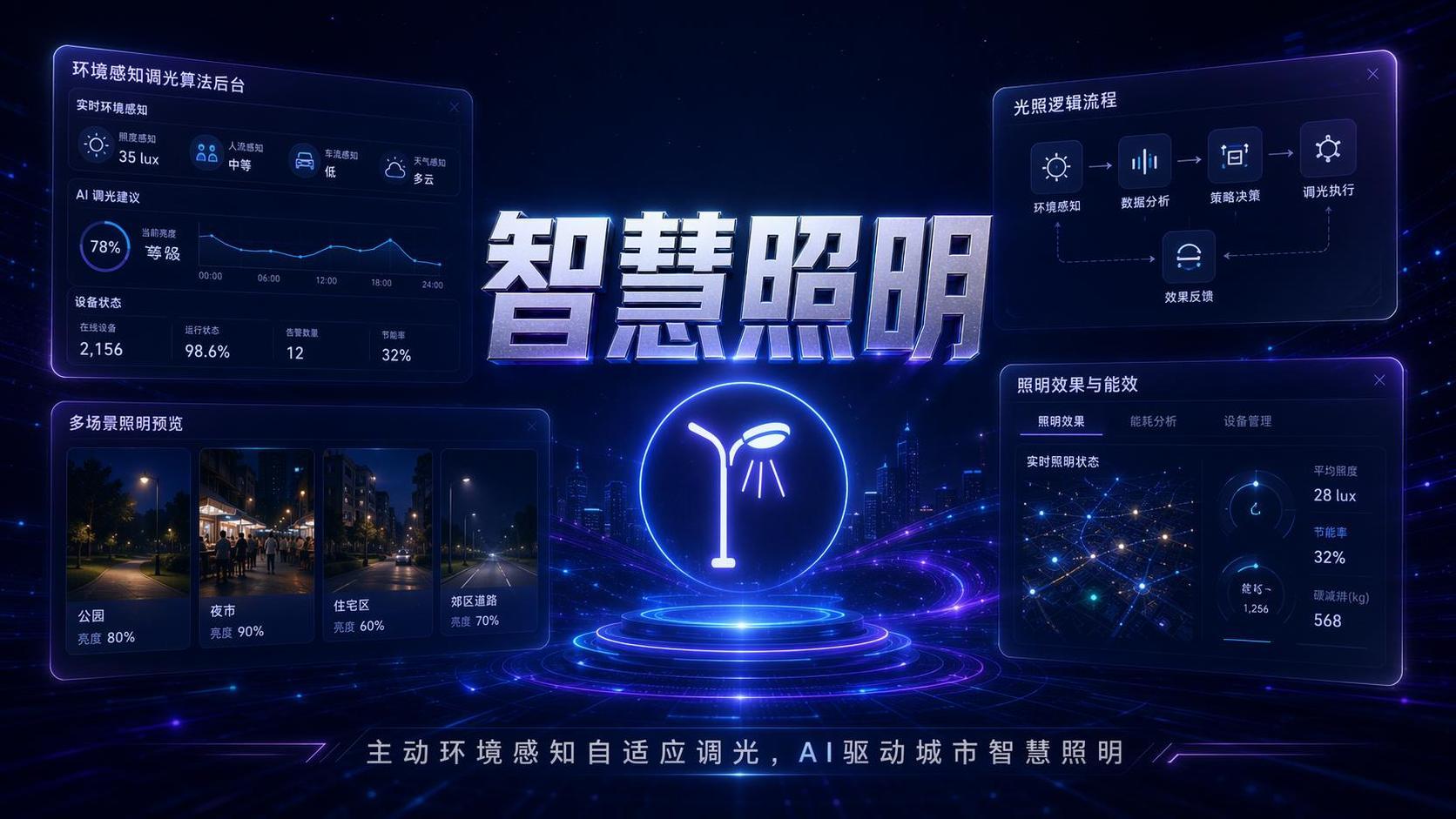 智慧照明产品界面